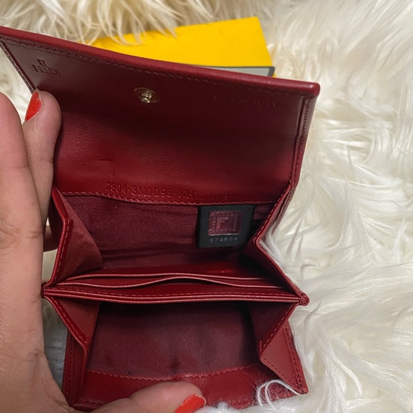 Vintage Zucca FF Logo Compact Wallet / Card Holder - Picture 2 of 11